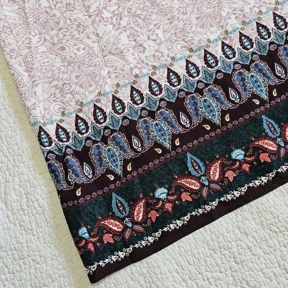 NWT Ann Taylor LOFT Vine Paisley Off The Shoulder Halter Dress - Picture 5 of 8